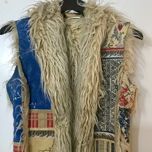JUST CAVALLI, faux fur vest...SUPER SEXY